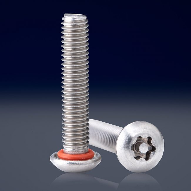 6-Lobe Pin Button Seal Screw